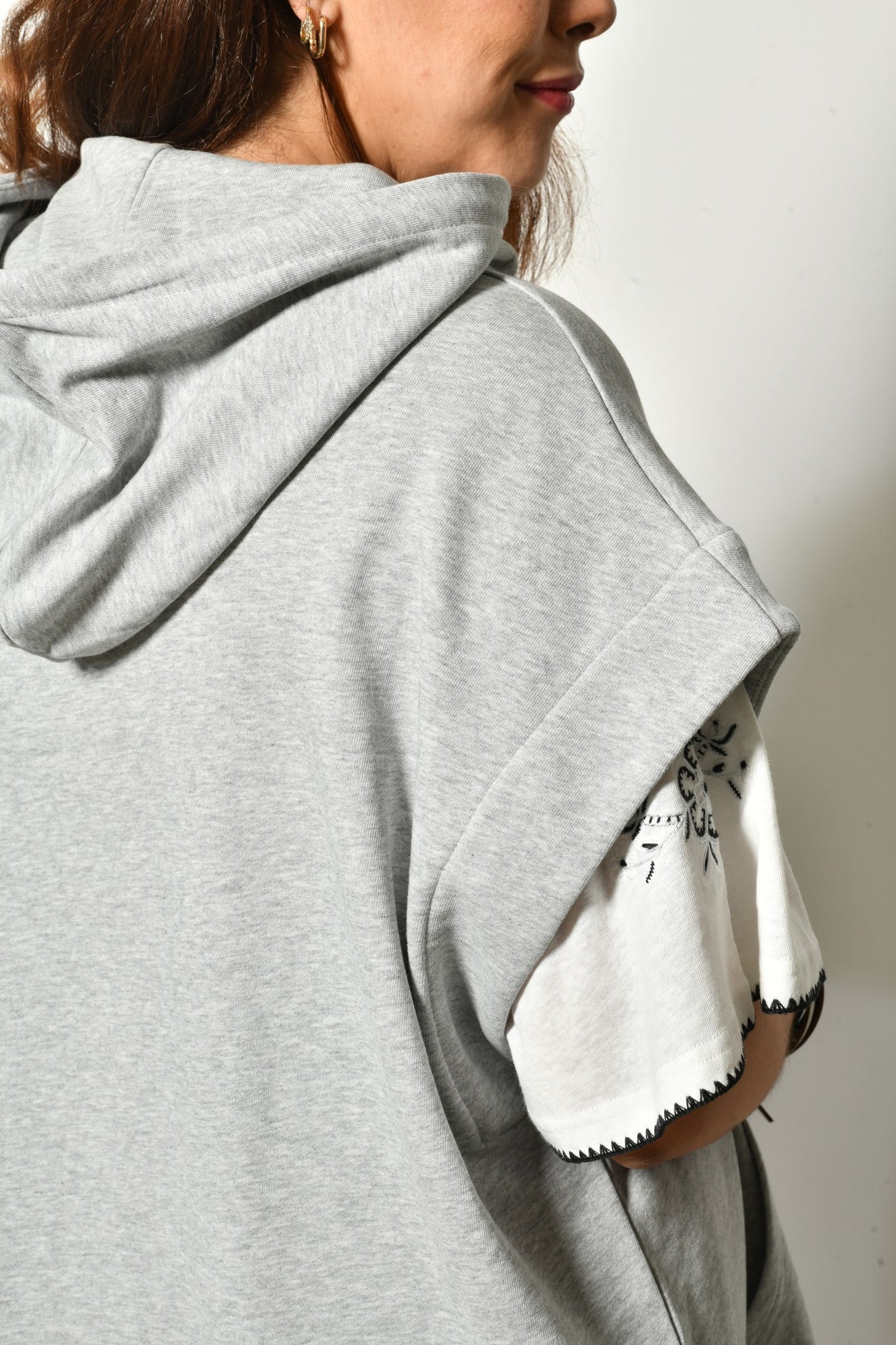 Sweat sans manches ALIZÉ coton col rond - Grande taille 44-58