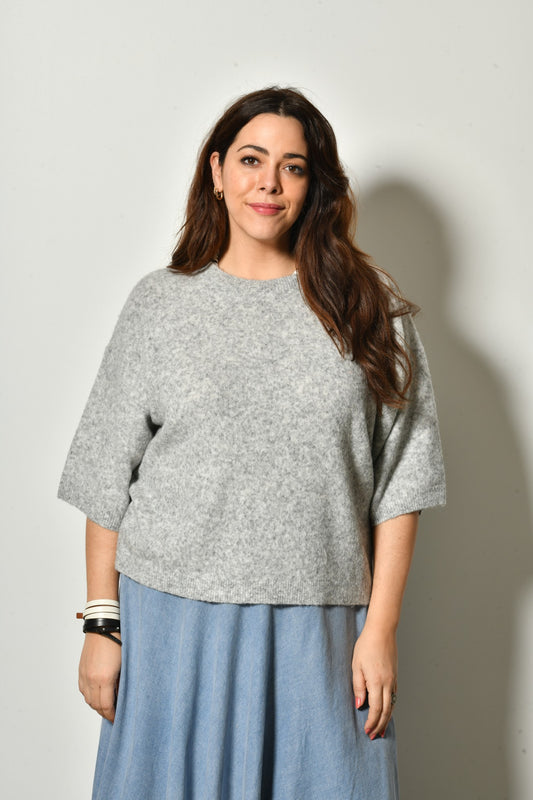 Pull IVY maille fine col rond - Grande taille 44-58