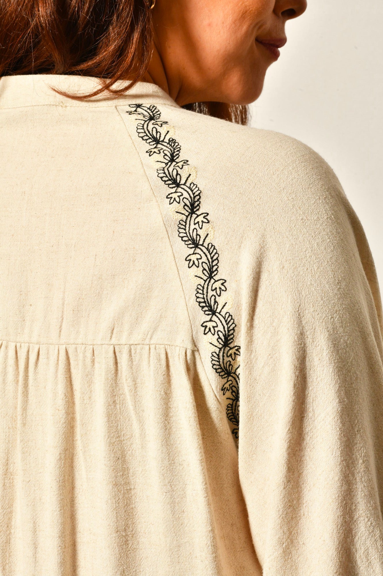 Robe CHRYSALIDE coupe évasée fluide - Grande taille 44-58