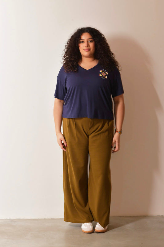 Pantalon ALTHÉA coupe moderne fluide - Grande taille 44-58