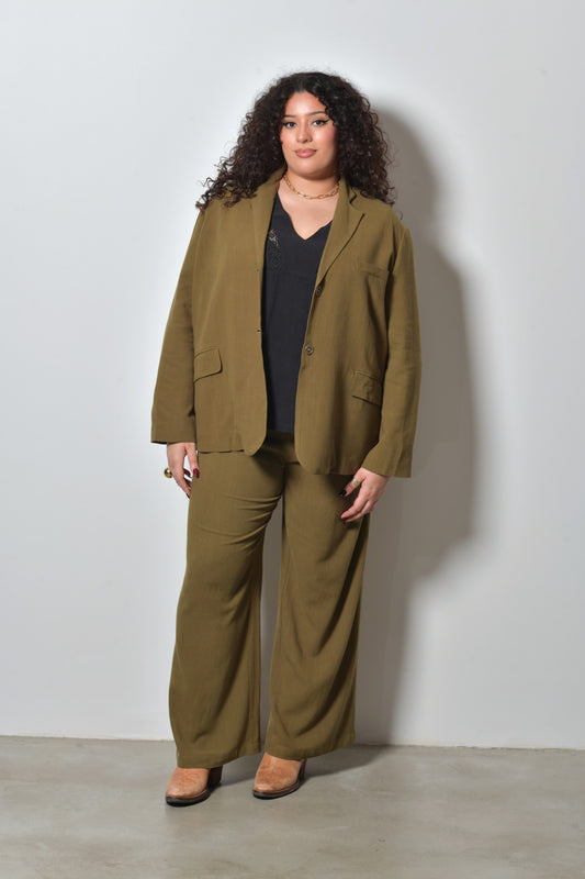 Veste SIENNE blazer structuré fluide - Grande taille 44-58