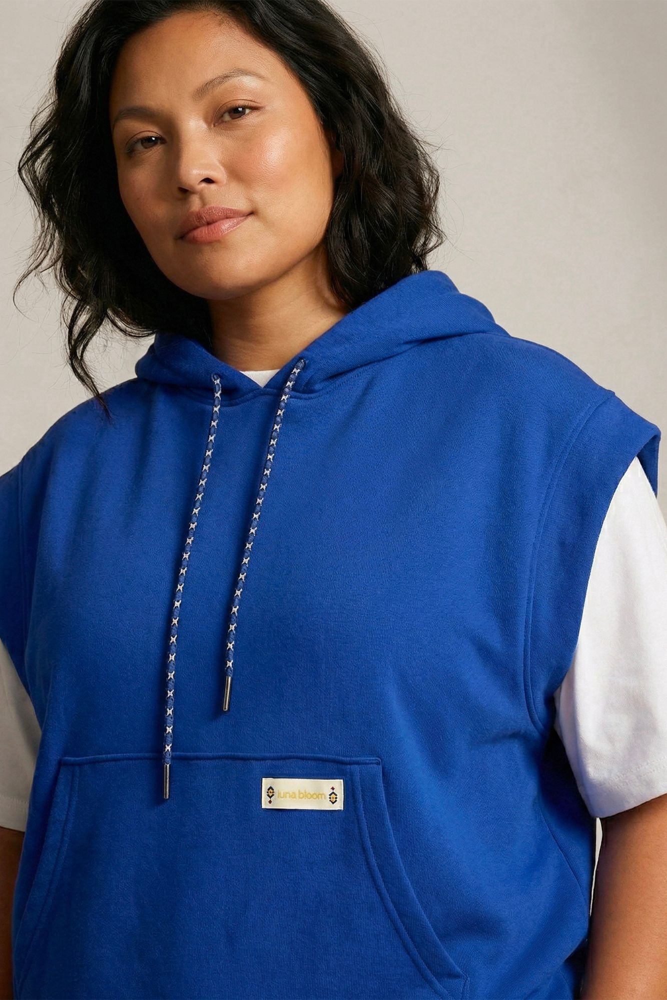 Sweat sans manches ALIZÉ coton col rond - Grande taille 44-58