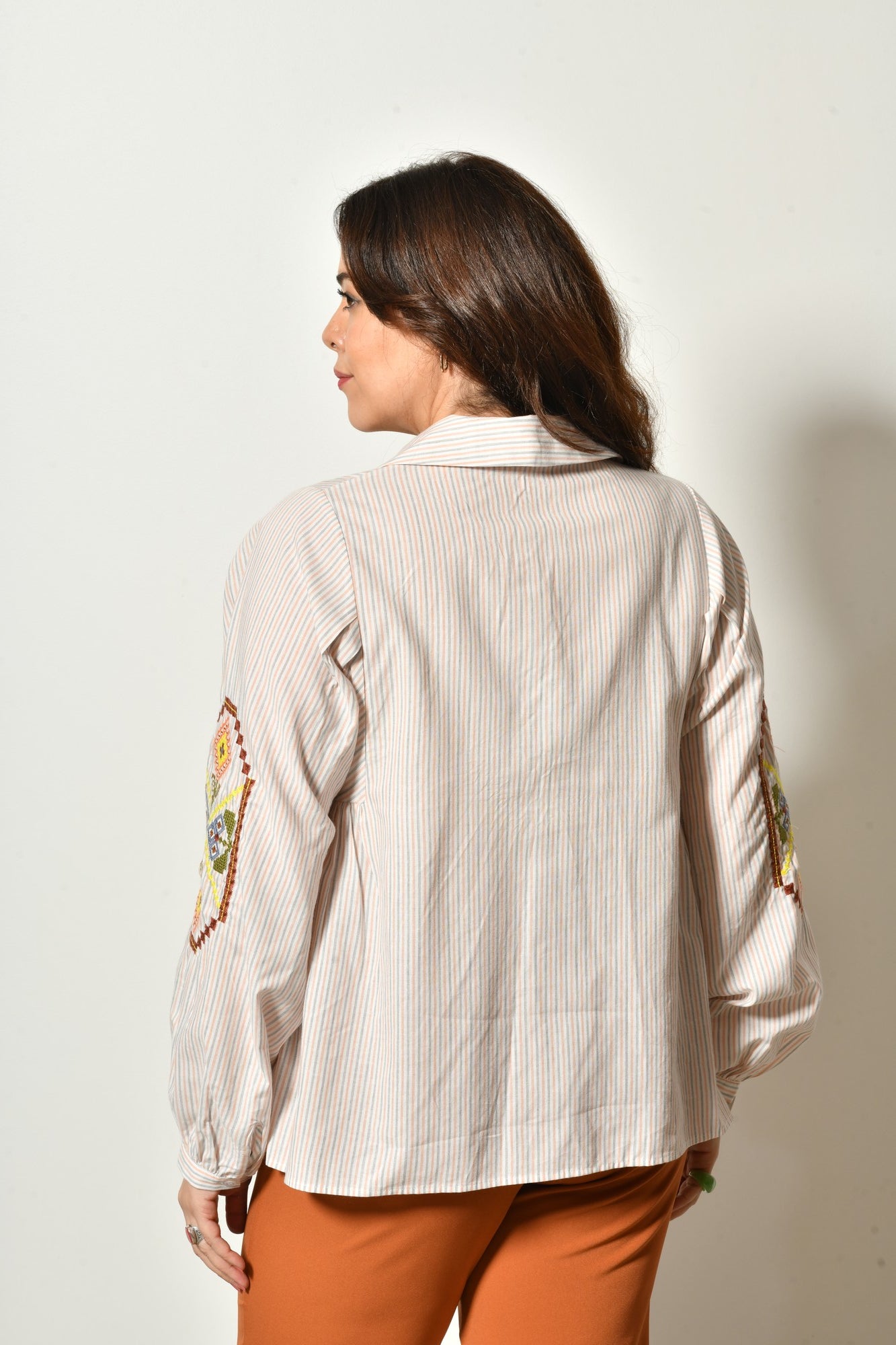 Chemise ARABELLA fluide bohème chic - Grande taille 44-58