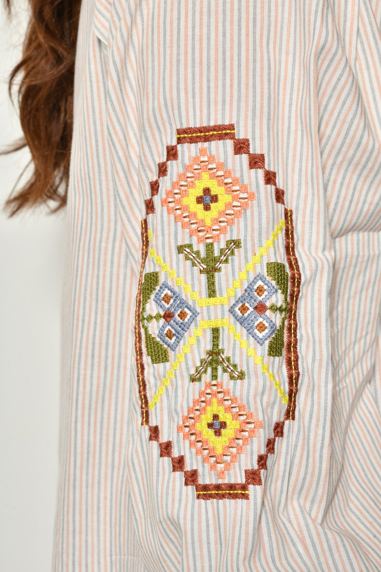 Chemise ARABELLA fluide bohème chic - Grande taille 44-58