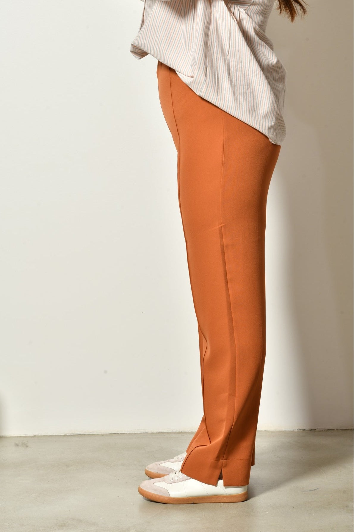 Pantalon AZÉLIA coupe droite stretch - Grande taille 44-58