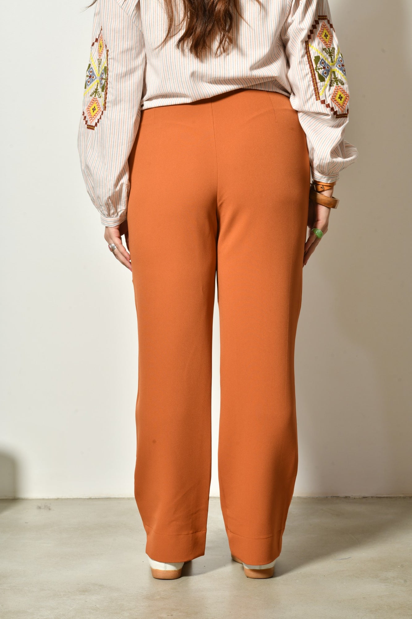 Pantalon AZÉLIA coupe droite stretch - Grande taille 44-58