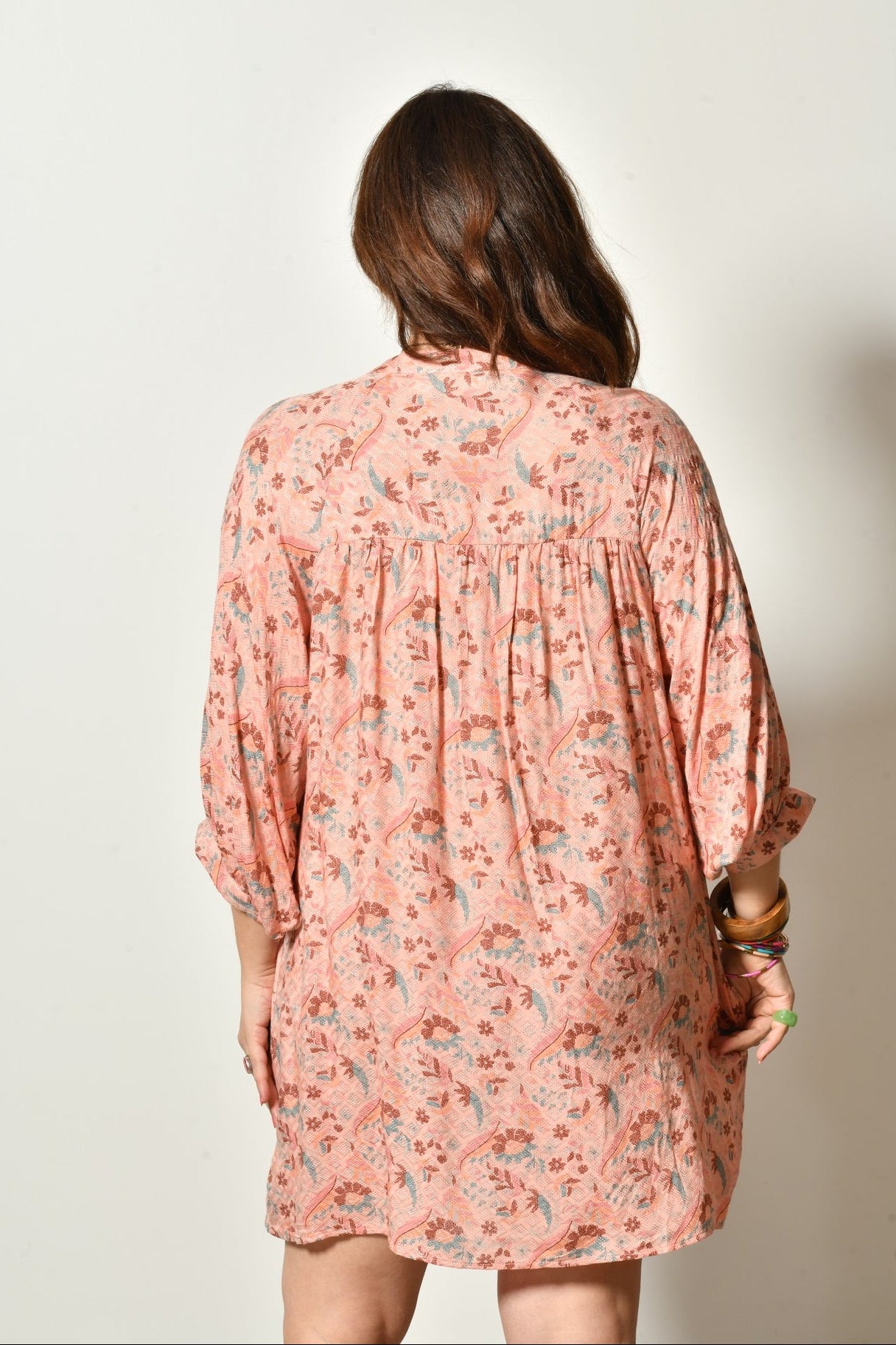 Robe CHRYSALIDE coupe évasée fluide - Grande taille 44-58