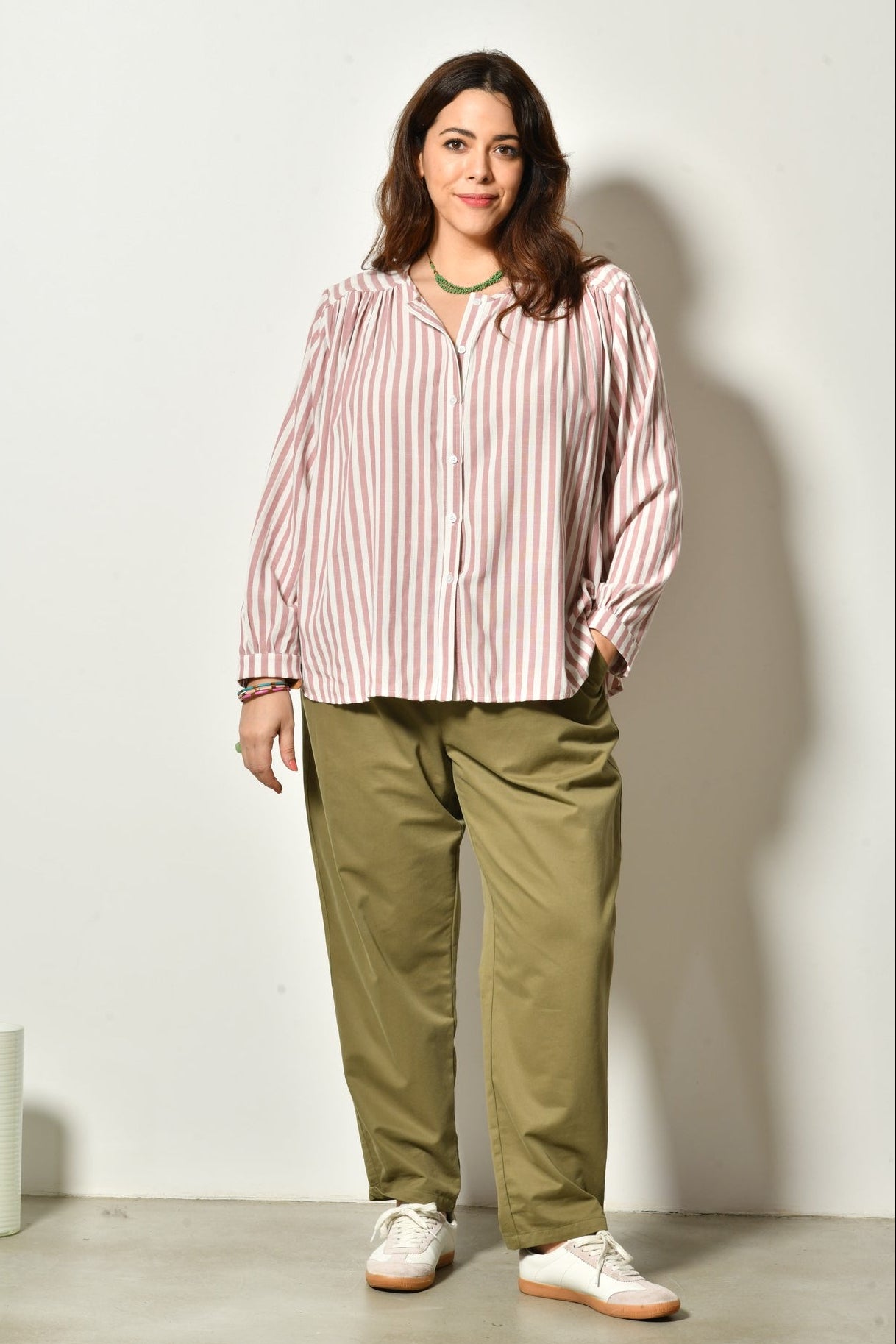 Chemise BOHO imprimée bohème - Grande taille 44-58
