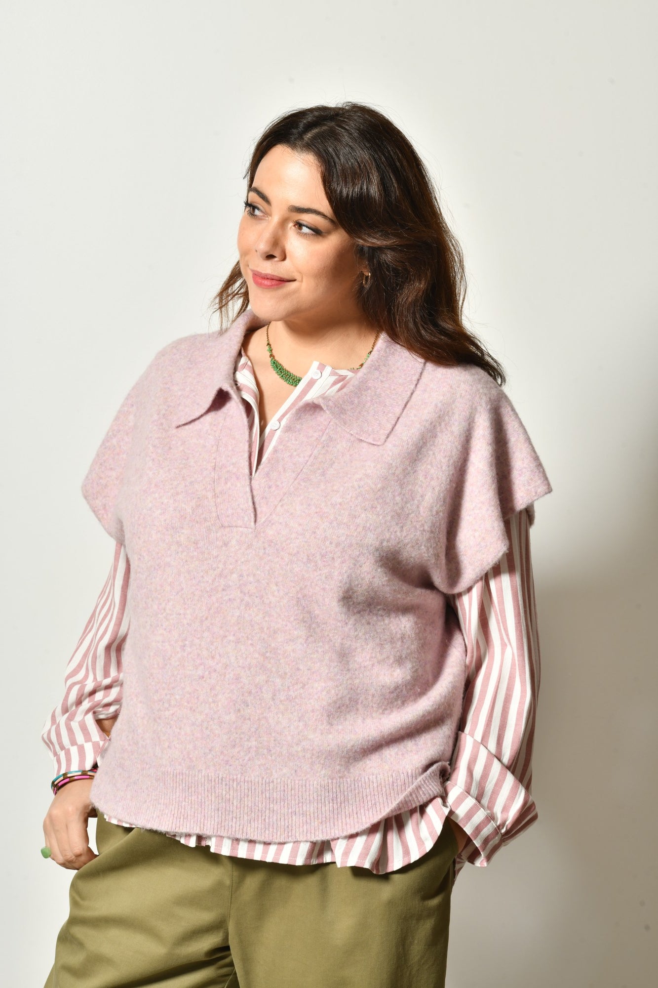 Pull ESTRELA maille chaude chic - Grande taille 44-58