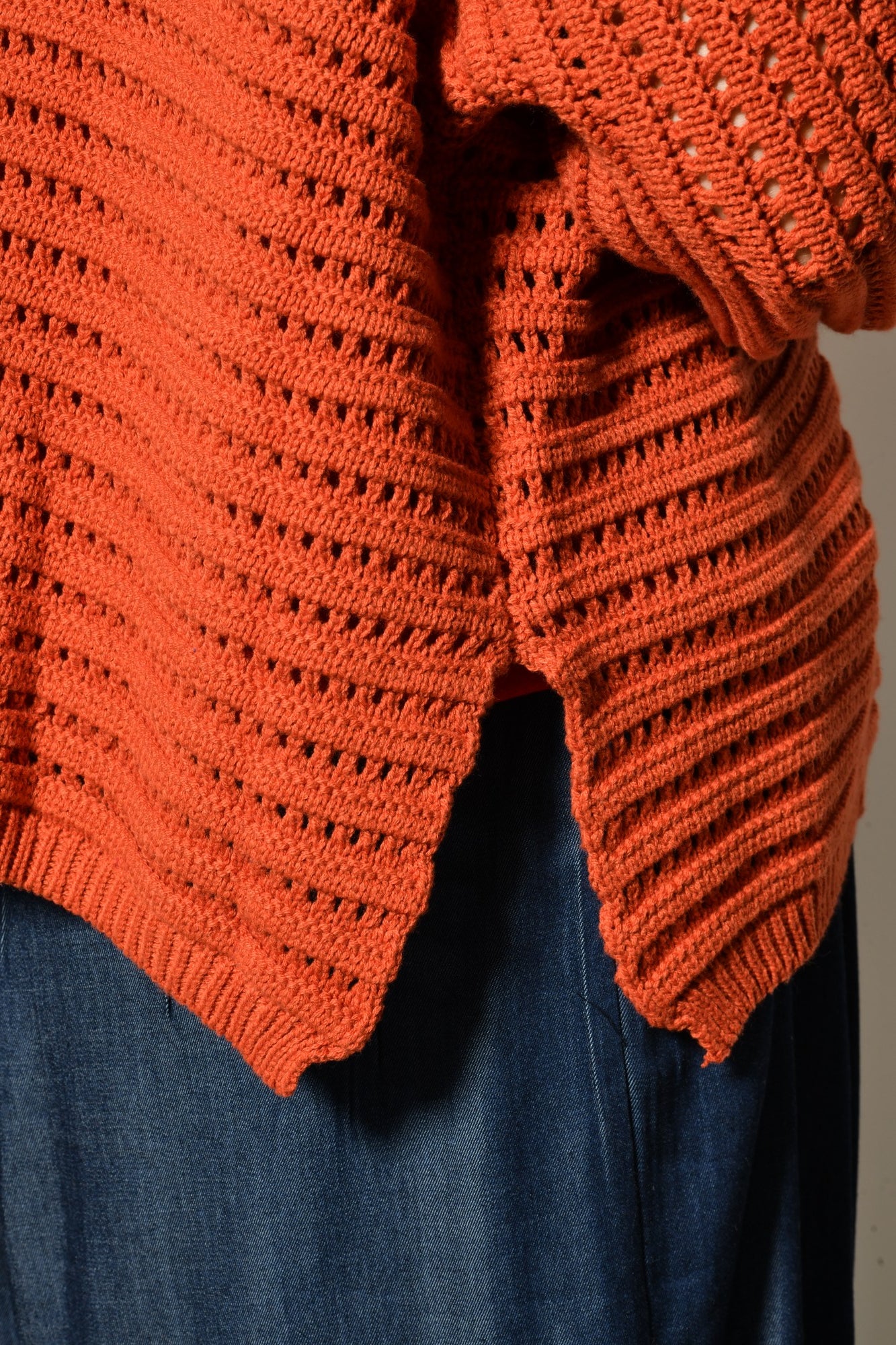 Cardigan ROMY maille coton long - Grande taille 44-58