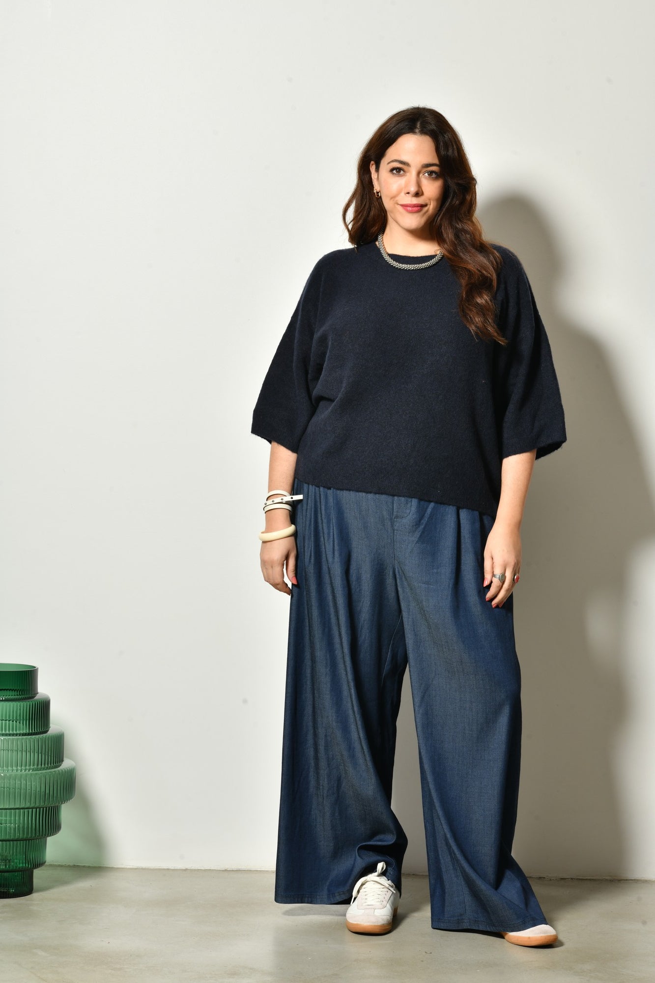 Pull IVY maille fine col rond - Grande taille 44-58