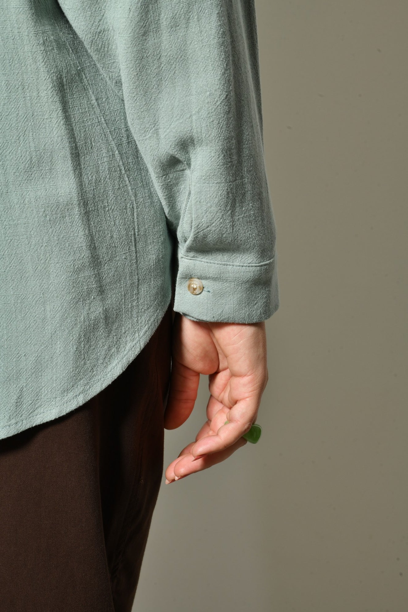 Chemise NORA en lin mélangé coupe fluide élégante - Grande taille 44-58