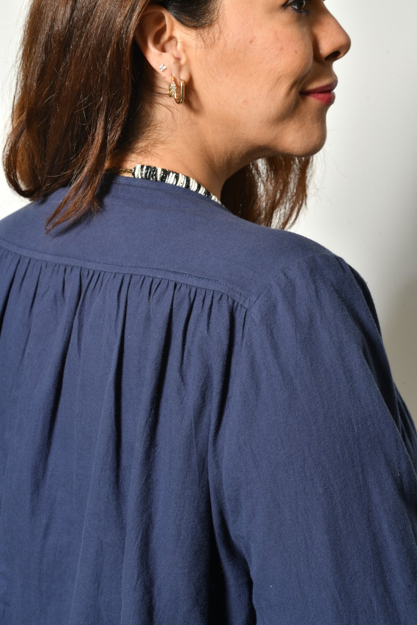 Chemise BOHO imprimée bohème - Grande taille 44-58
