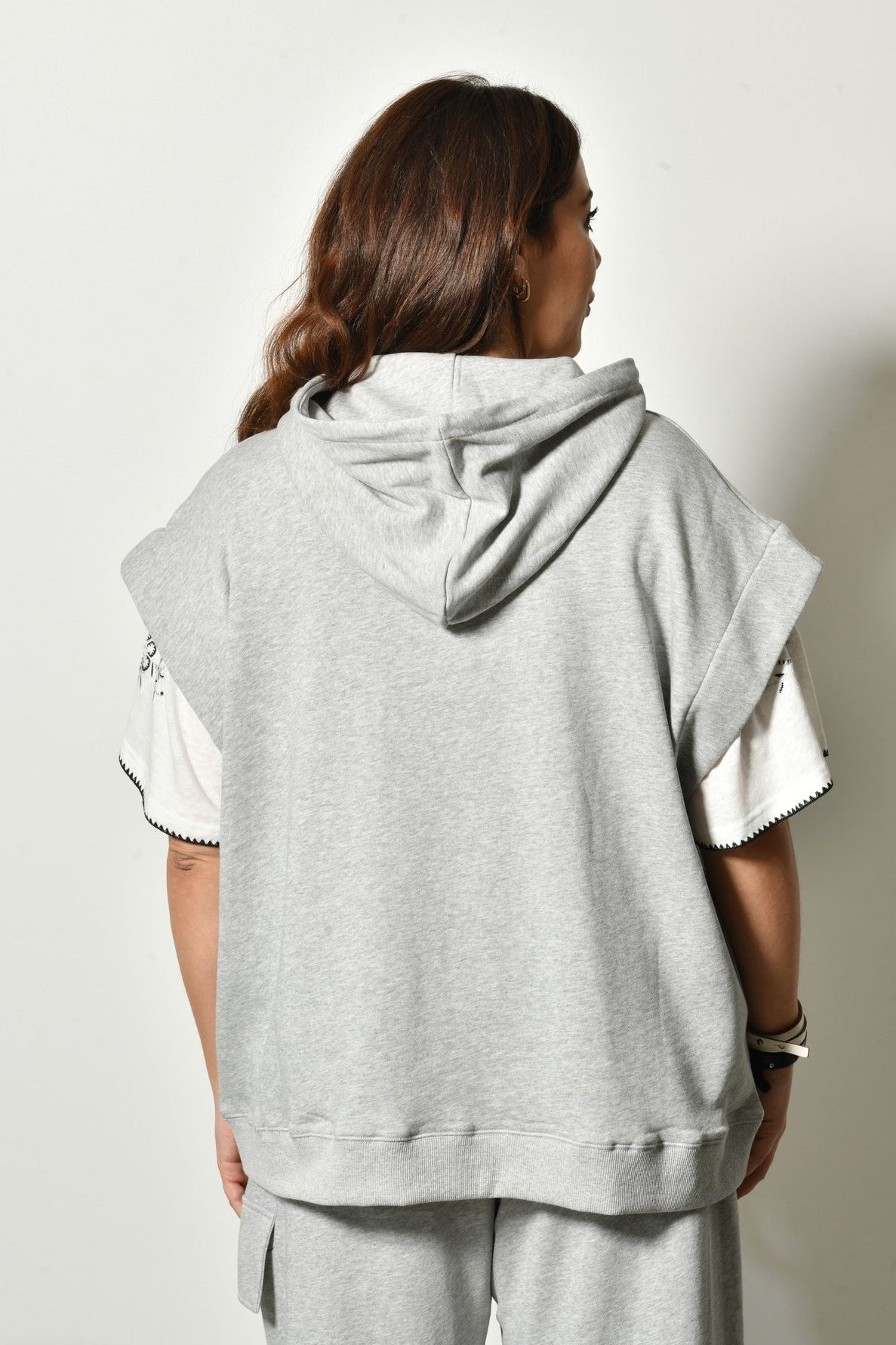 Sweat sans manches ALIZÉ coton col rond - Grande taille 44-58