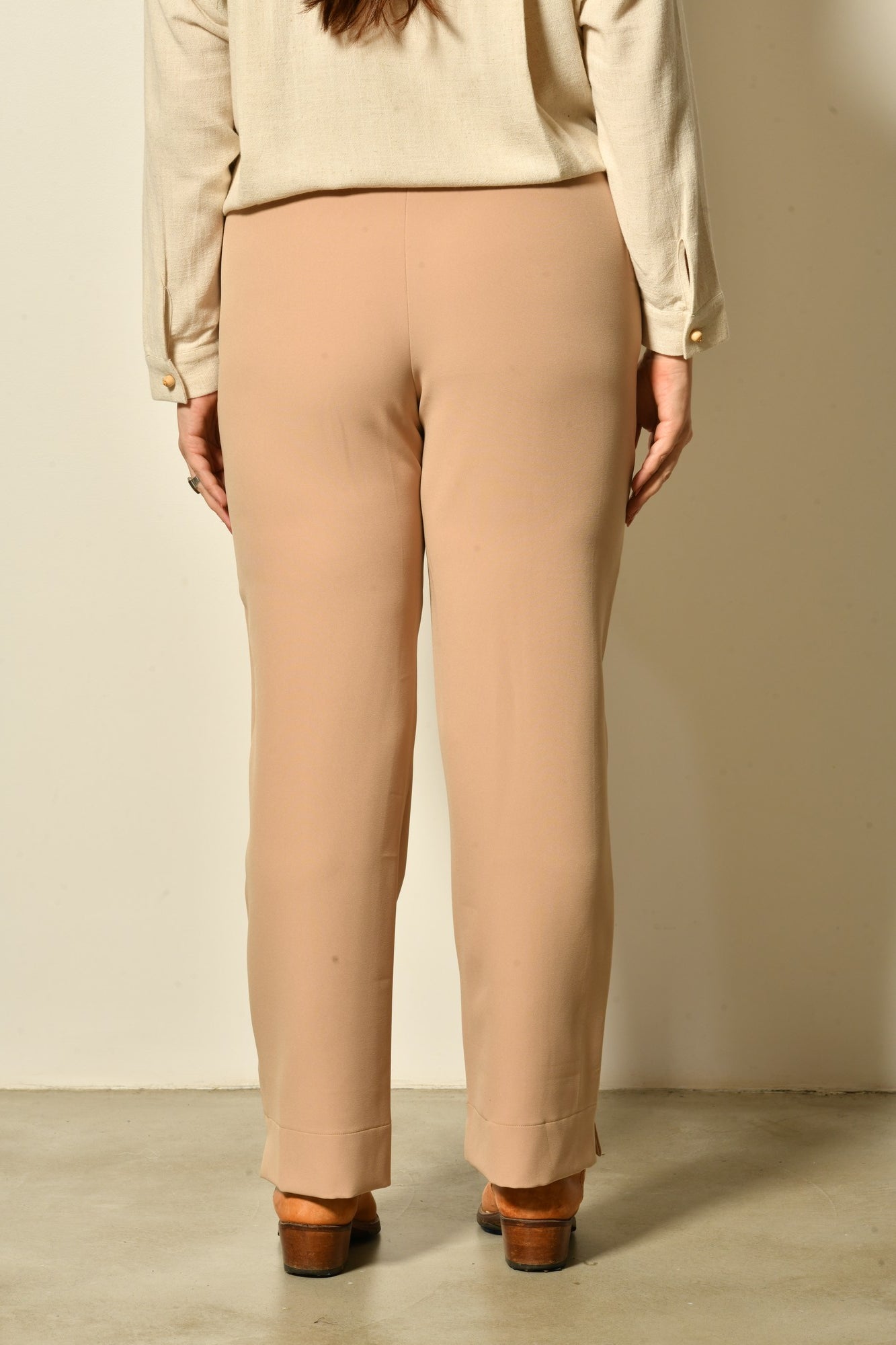 Pantalon AZÉLIA coupe droite stretch - Grande taille 44-58