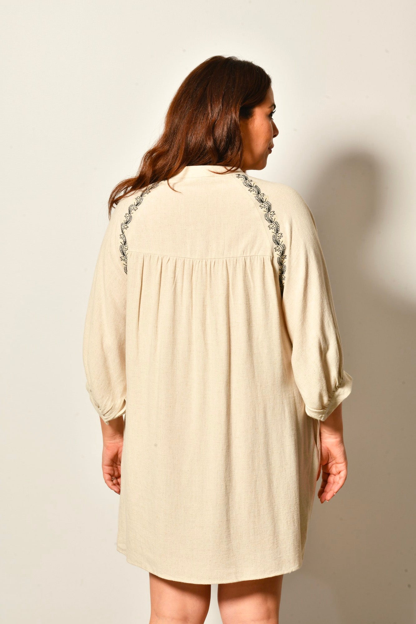 Robe CHRYSALIDE coupe évasée fluide - Grande taille 44-58