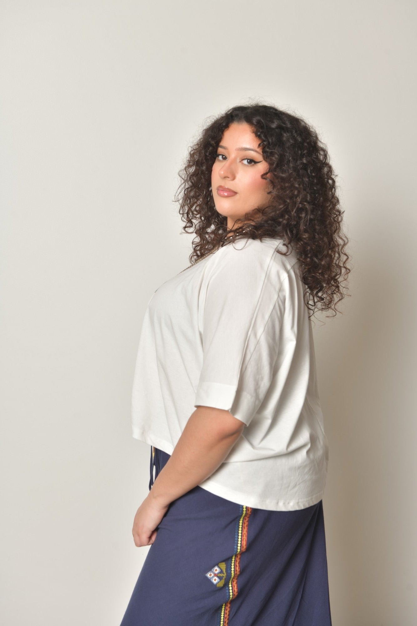 T-shirt IRISÉE fluide en coton - Grande taille 44-58