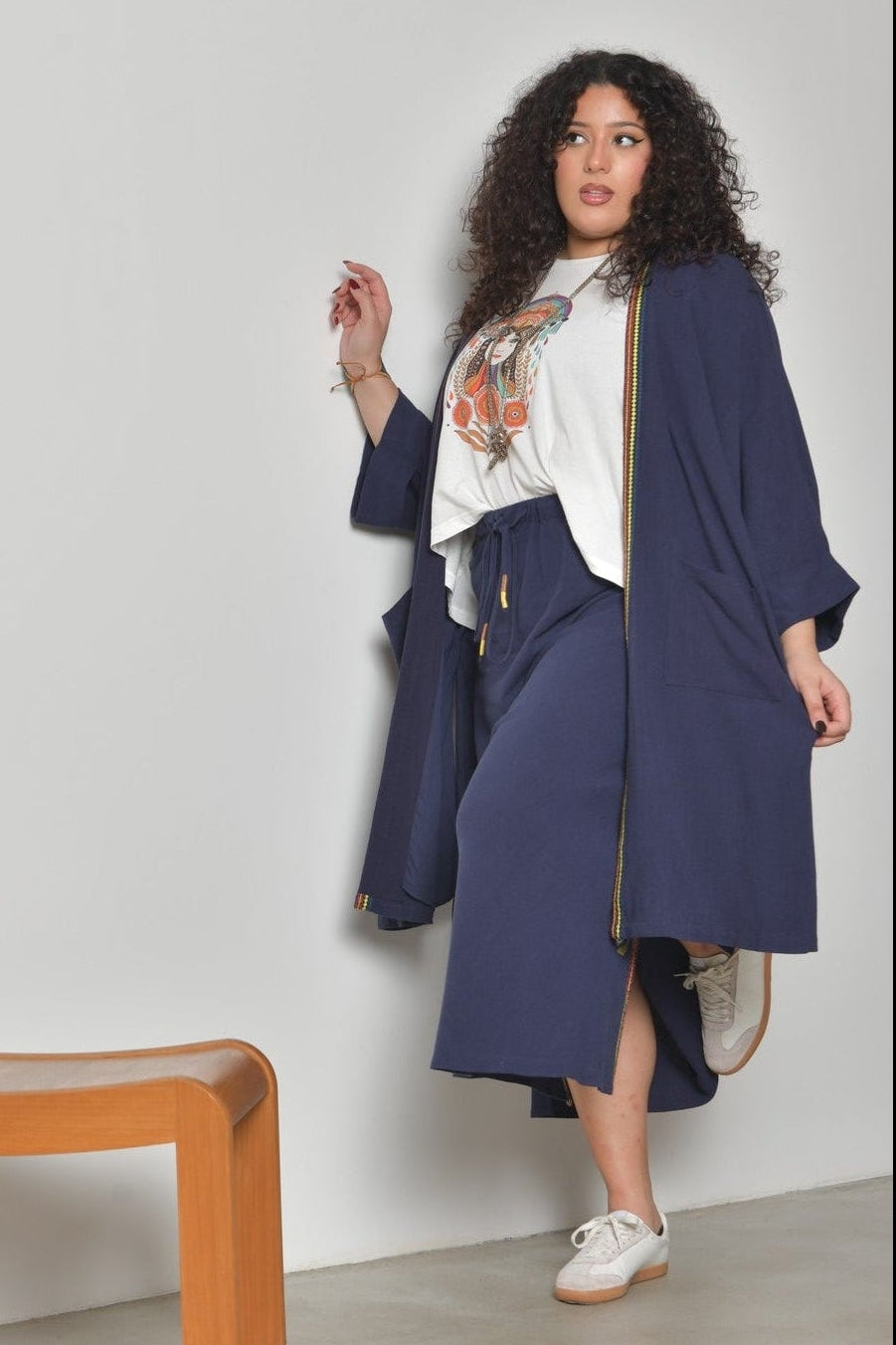 T-shirt IRISÉE fluide en coton - Grande taille 44-58