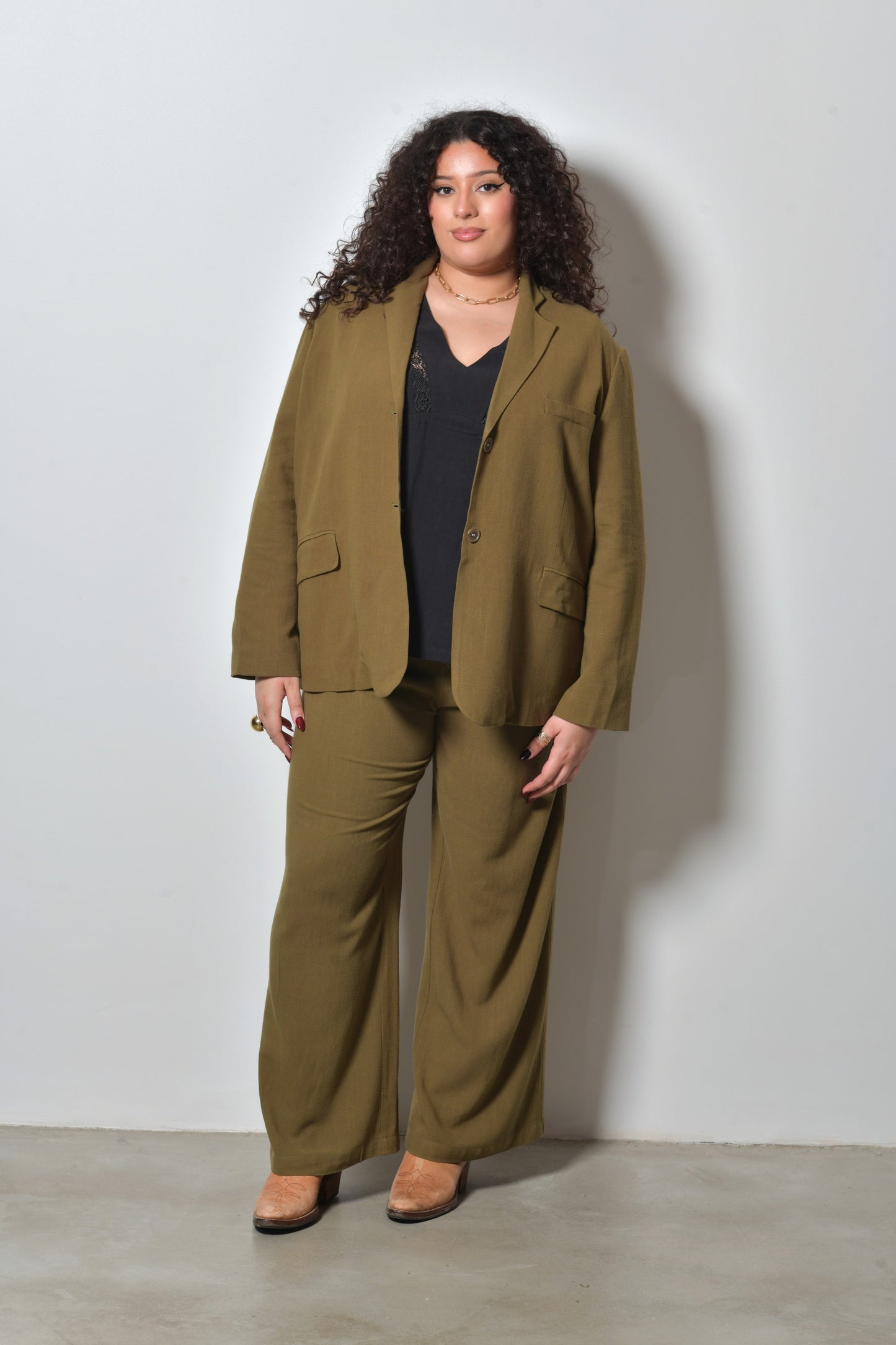 Veste SIENNE blazer structuré fluide - Grande taille 44-58