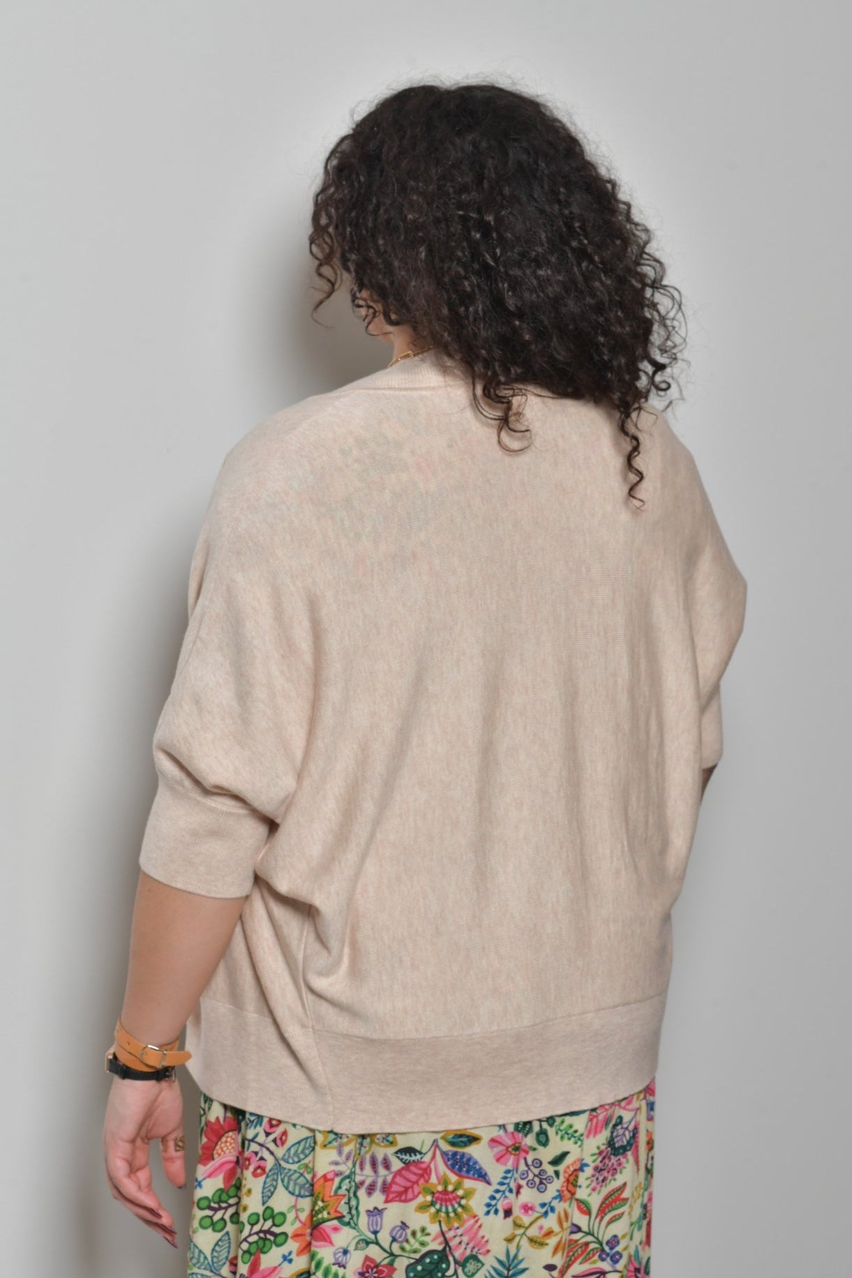 Gilet NOUR maille fine laine - Grande taille 44-58