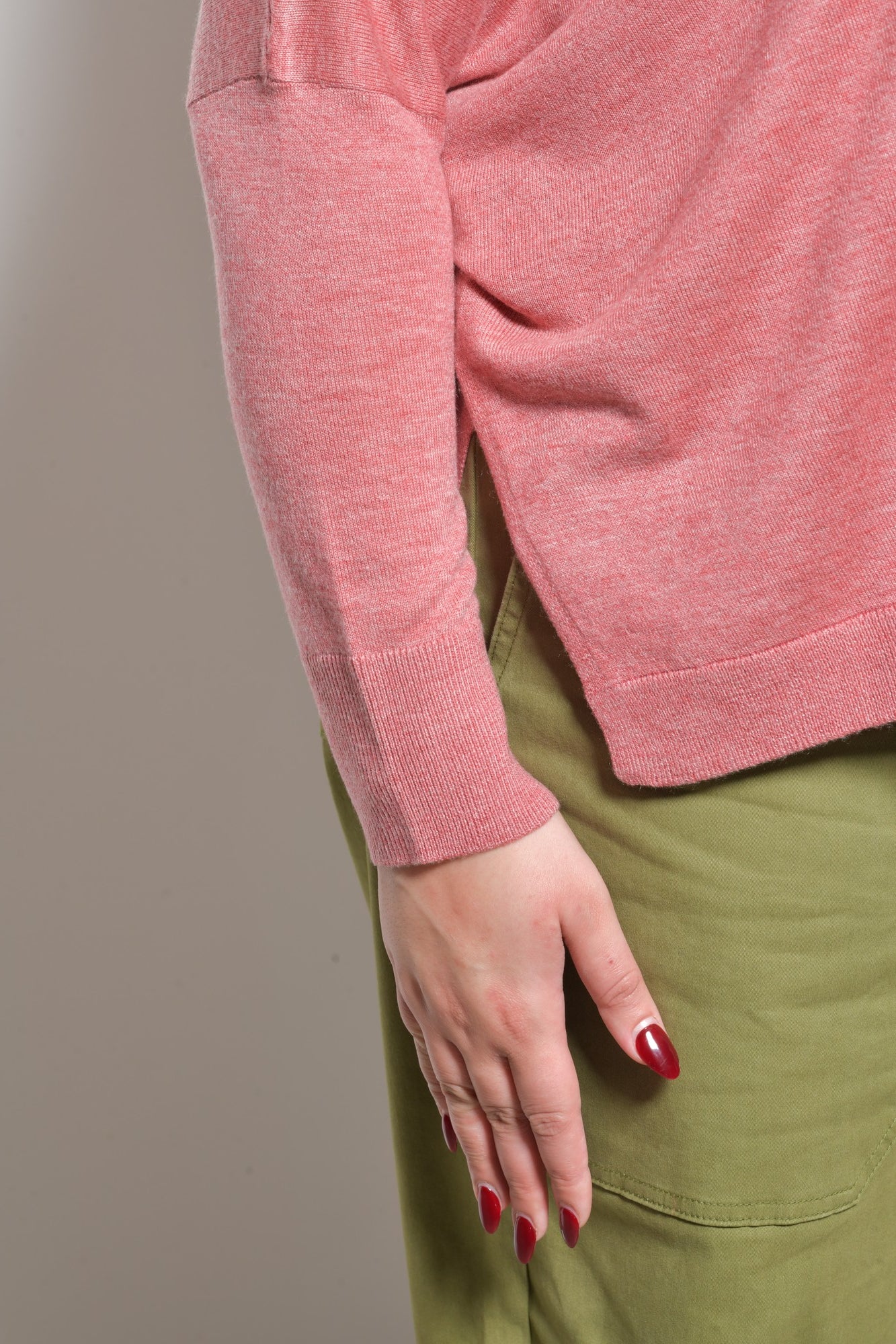 Pull LIGEA col V maille fine - Grande taille 44-58