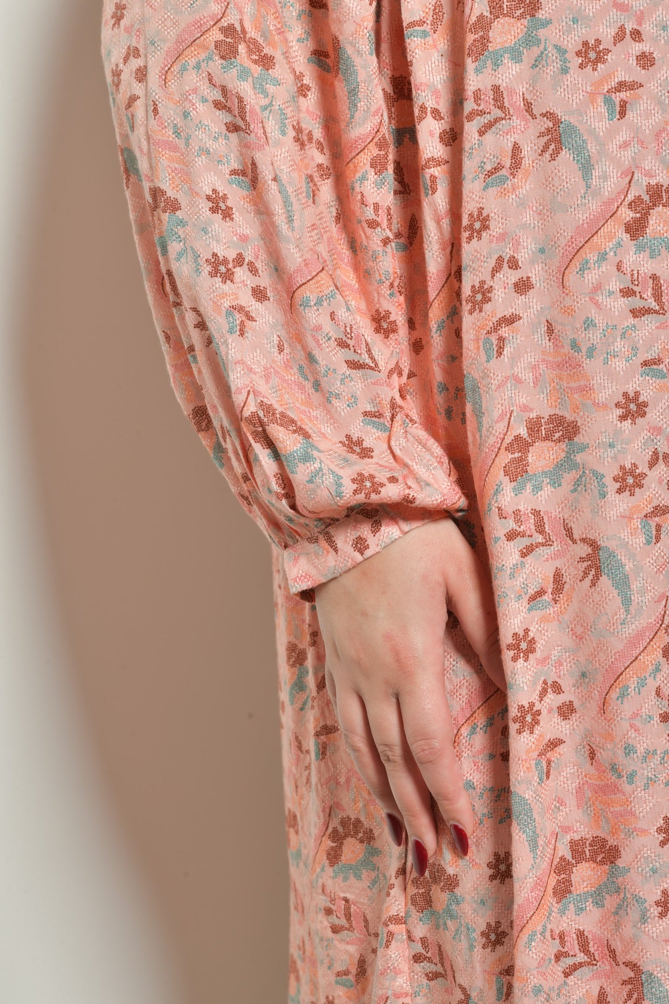 Robe chemise midi AMOR fluide bohème - Grande taille 44-58