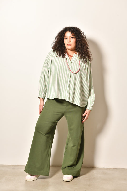 Pantalon MAY coton coupe droite - Grande taille 44-58