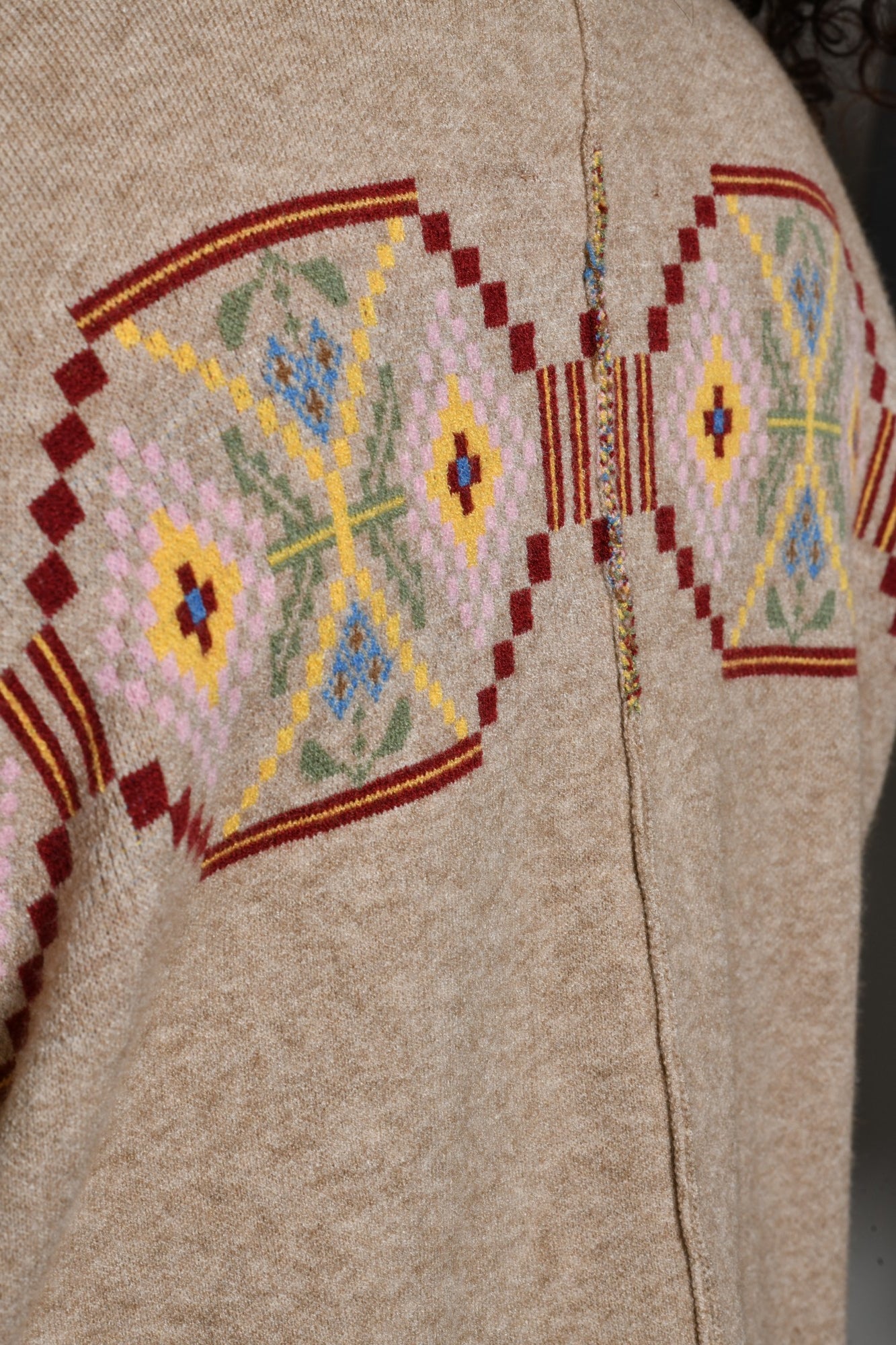 Cardigan LANA maille fine à motifs - Grande taille 44-58