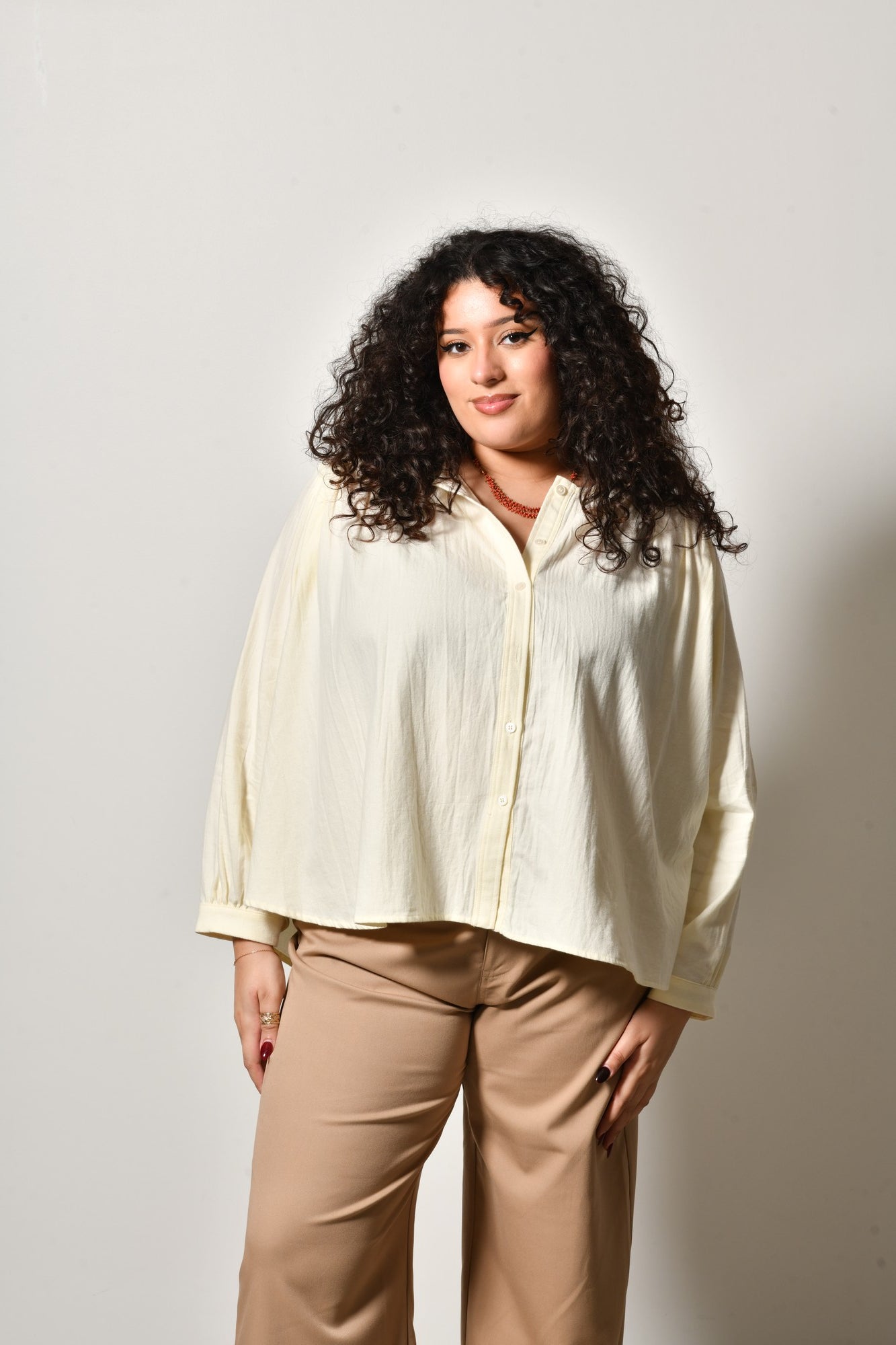 Chemise BOHO imprimée bohème - Grande taille 44-58