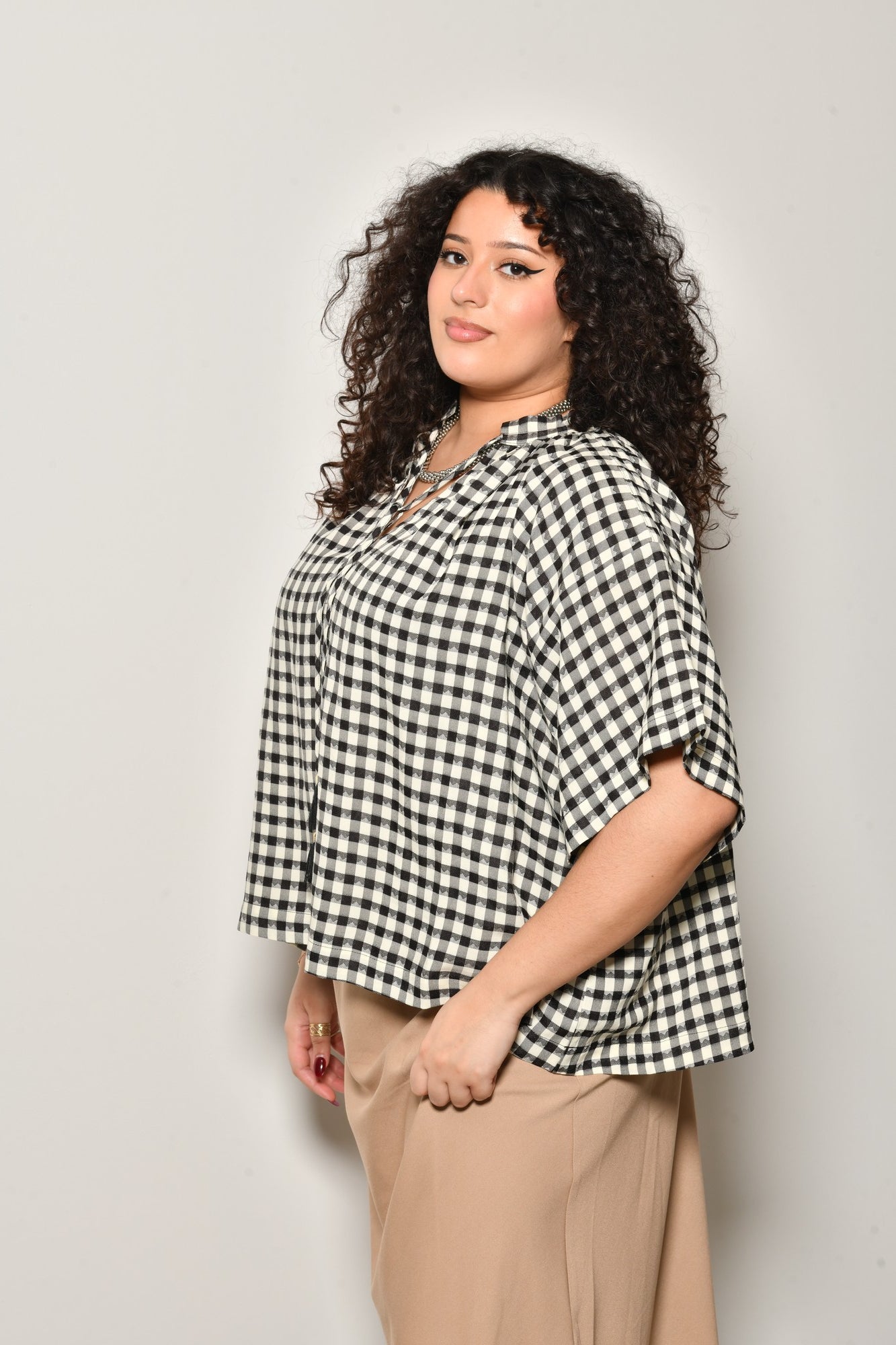 Blouse NAELLE bohème chic - Grande taille 44-58
