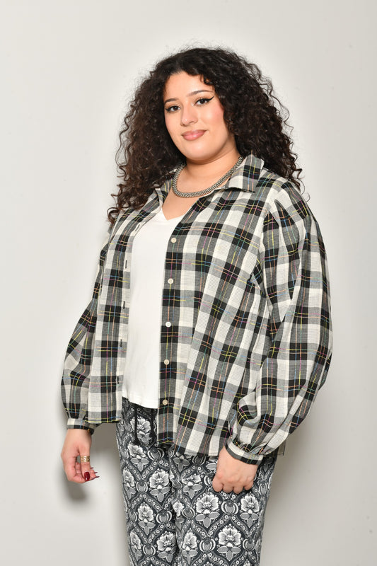 Chemise ARABELLA fluide bohème chic - Grande taille 44-58