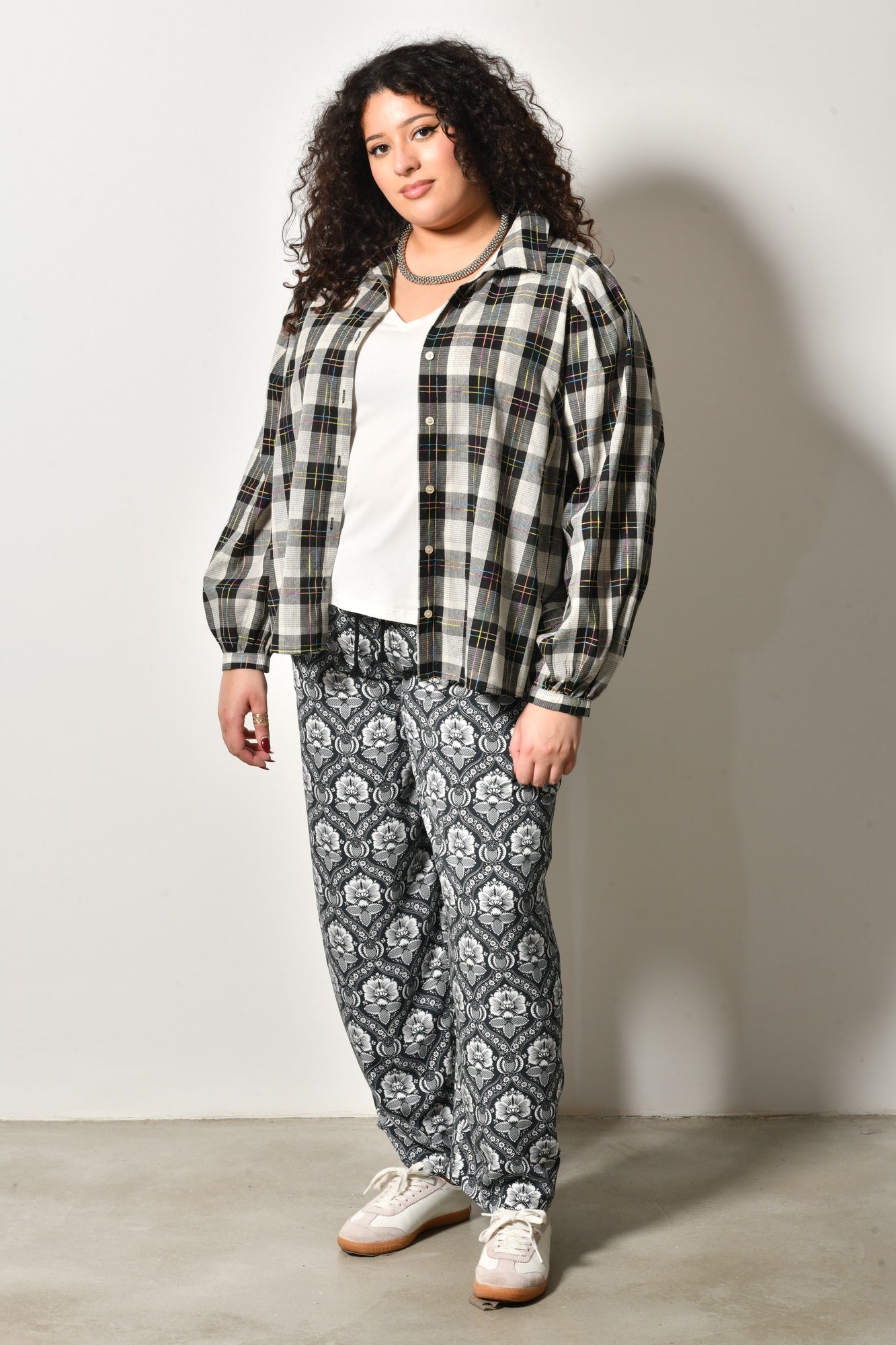 Pantalon PEARL fluide bohème chic - Grande taille 44-58