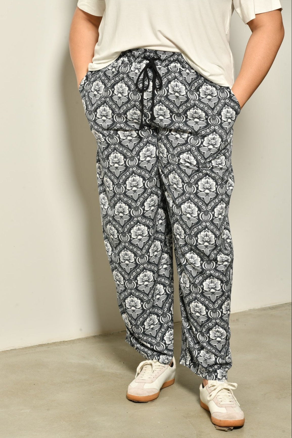 Pantalon PEARL fluide bohème chic - Grande taille 44-58