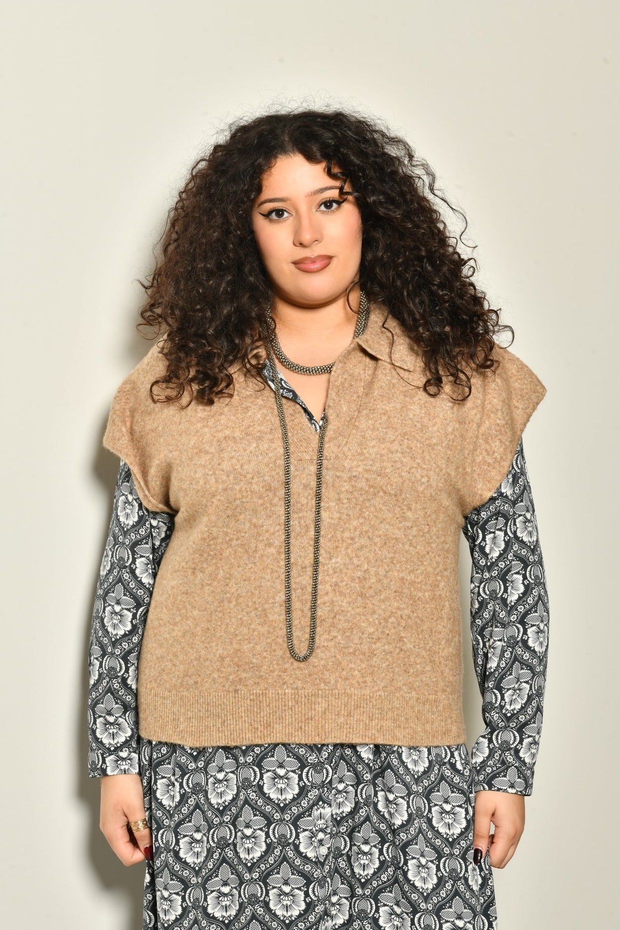 Pull ESTRELA maille chaude chic - Grande taille 44-58