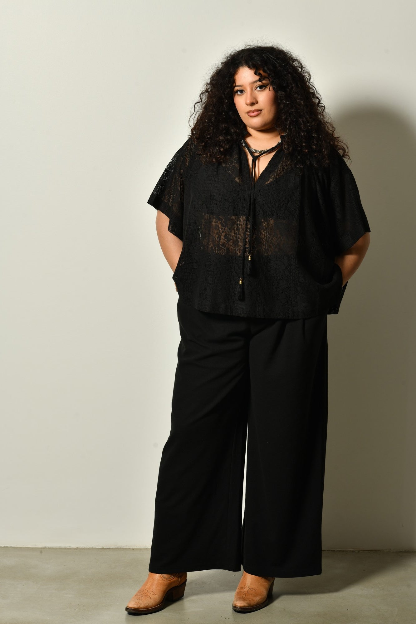 Pantalon ALTHÉA coupe moderne fluide - Grande taille 44-58
