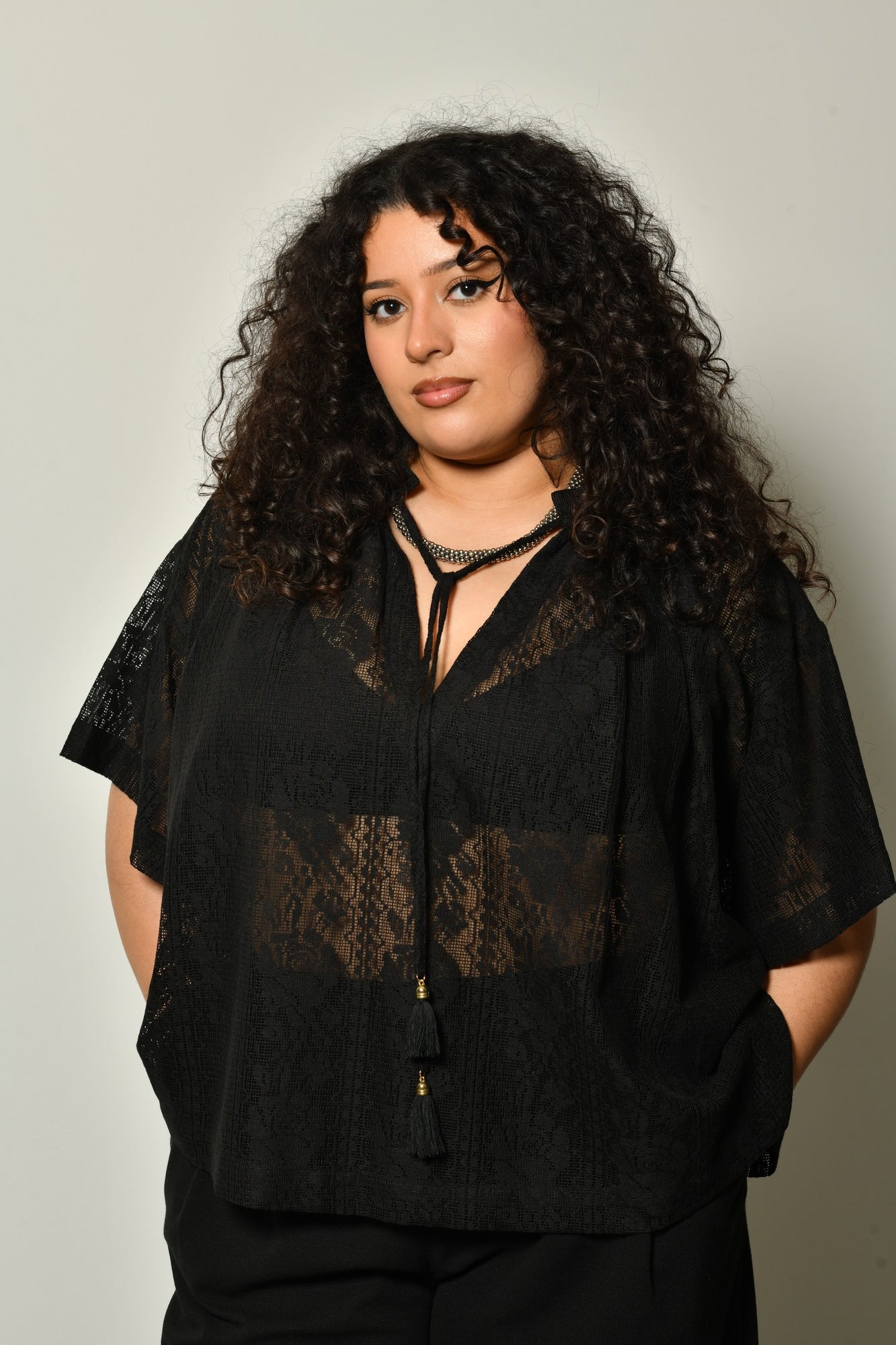 Blouse NAELLE bohème chic - Grande taille 44-58