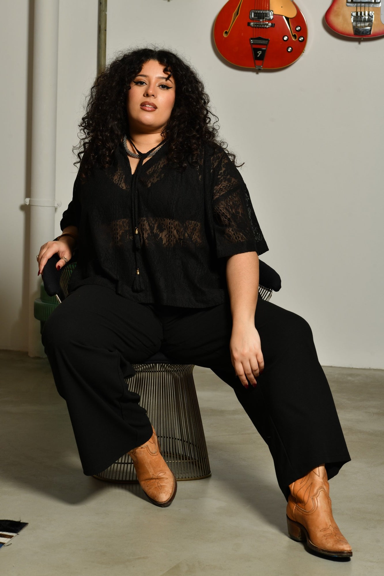 Pantalon ALTHÉA coupe moderne fluide - Grande taille 44-58