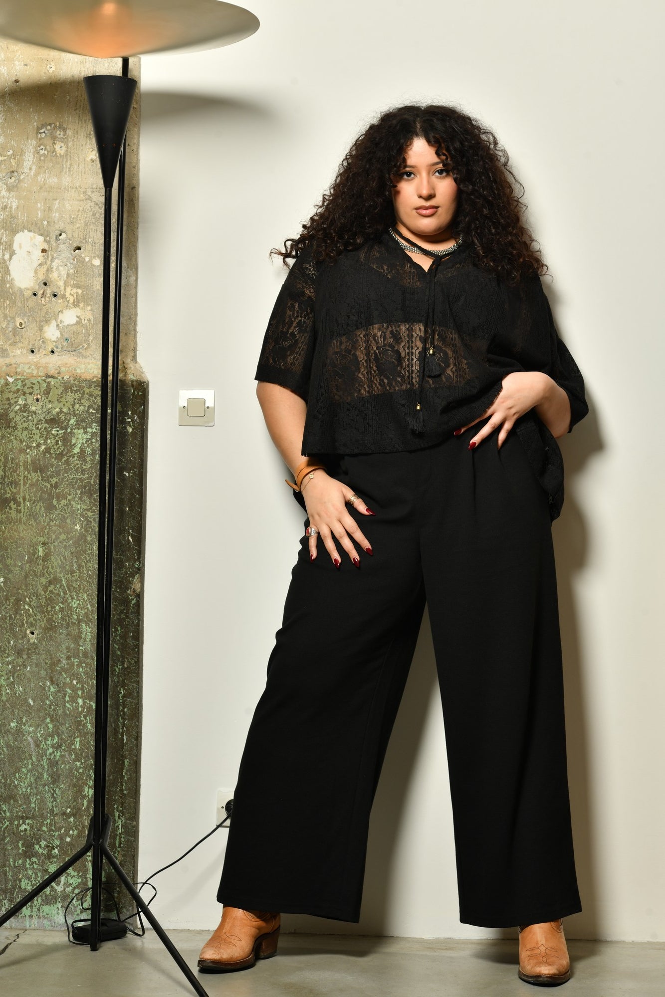 Pantalon ALTHÉA coupe moderne fluide - Grande taille 44-58