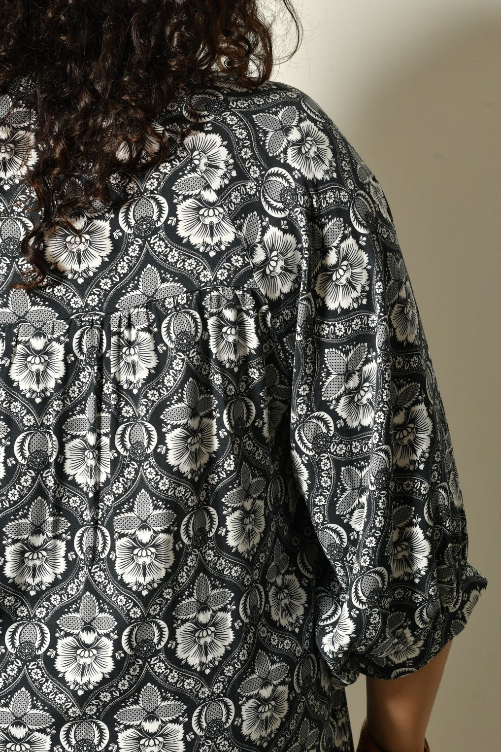Robe CHRYSALIDE coupe évasée fluide - Grande taille 44-58