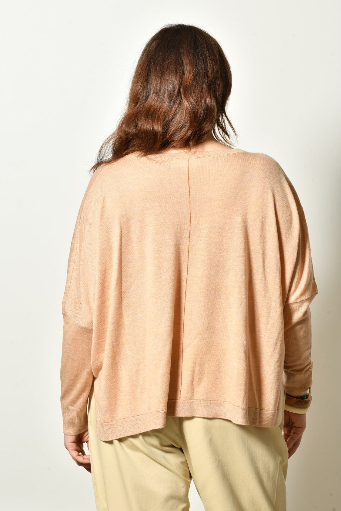 Pull LIGEA col V maille fine - Grande taille 44-58