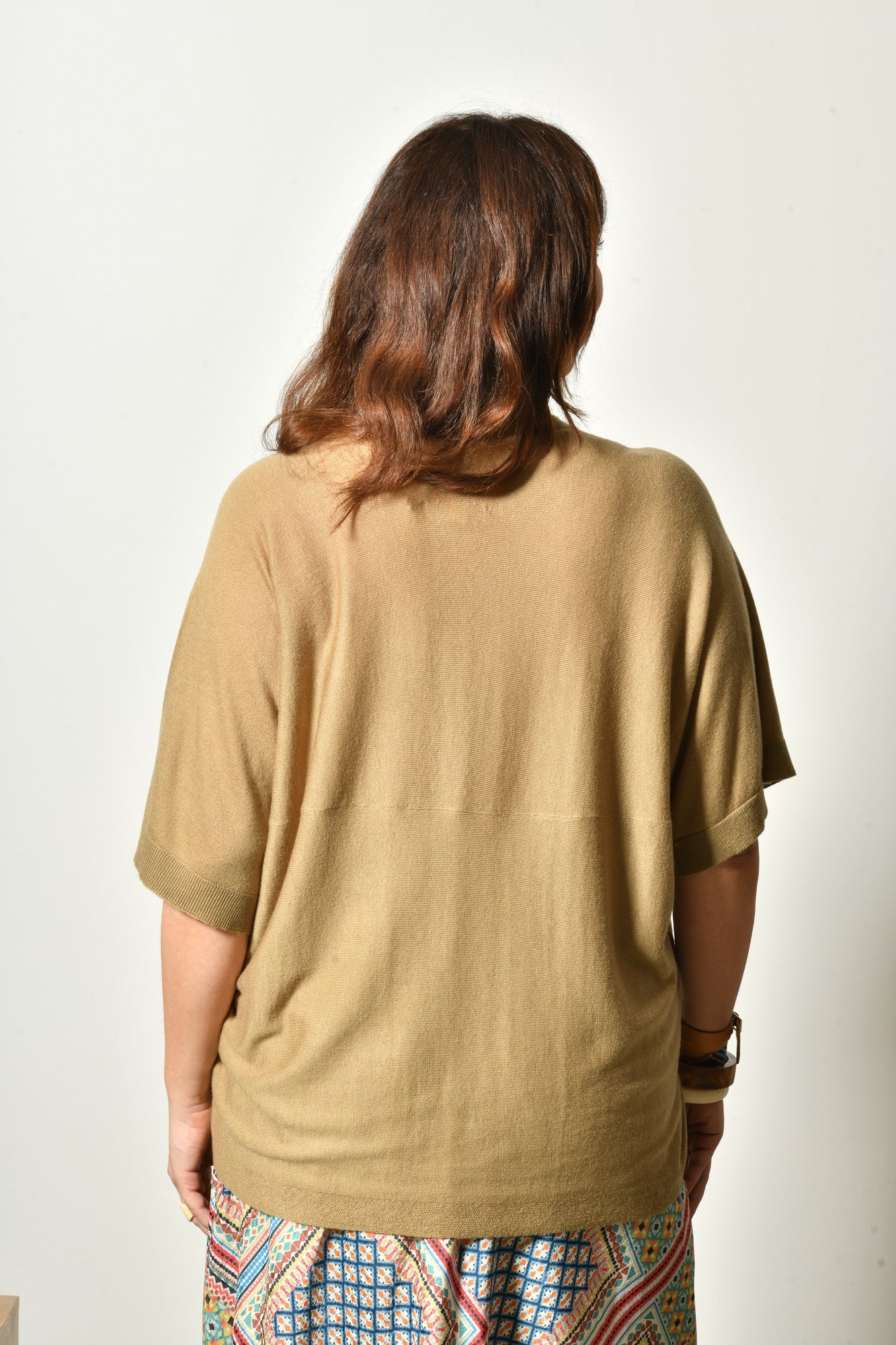 T-shirt YARA laine maille fine col rond - Grande taille 44-58