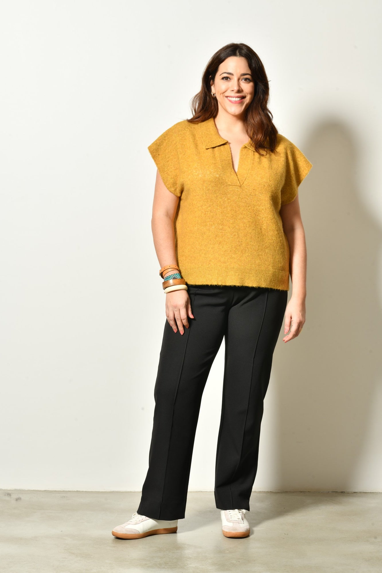 Pantalon AZÉLIA coupe droite stretch - Grande taille 44-58