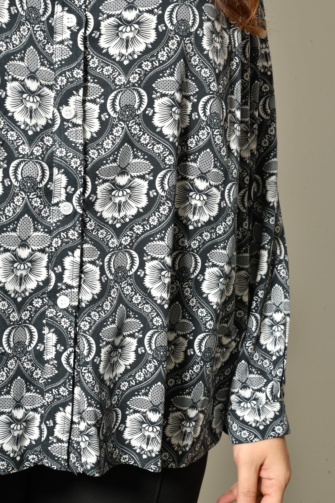 Chemise BOHO imprimée bohème - Grande taille 44-58