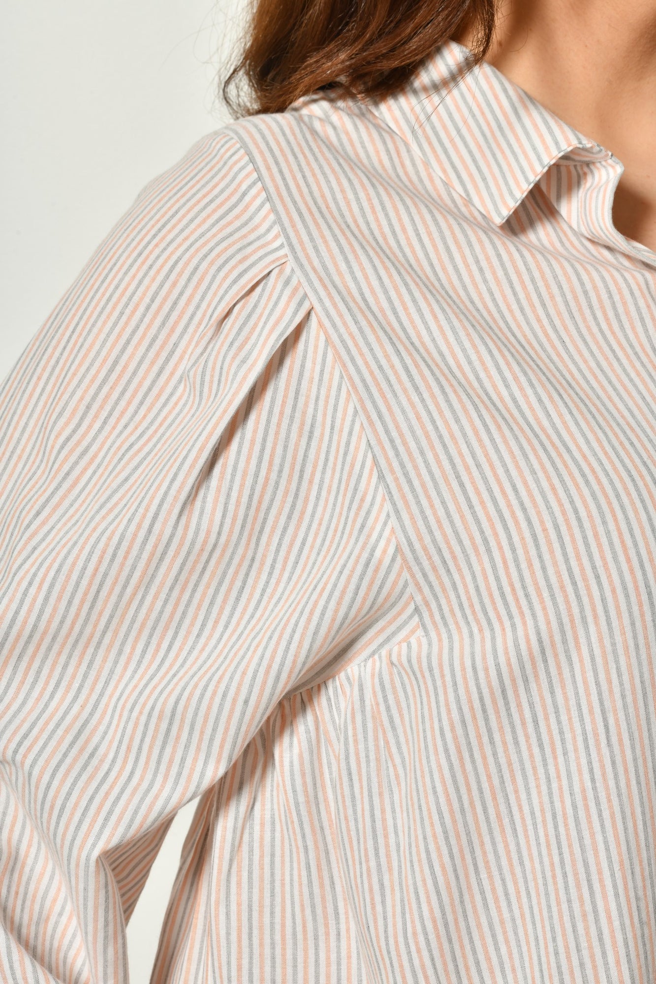 Robe chemise midi AMOR fluide bohème - Grande taille 44-58