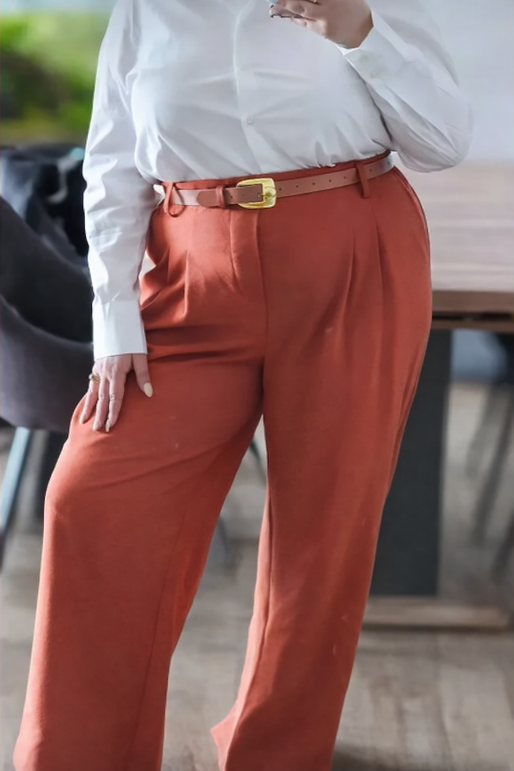 Pantalon ALTHÉA coupe moderne fluide - Grande taille 44-58