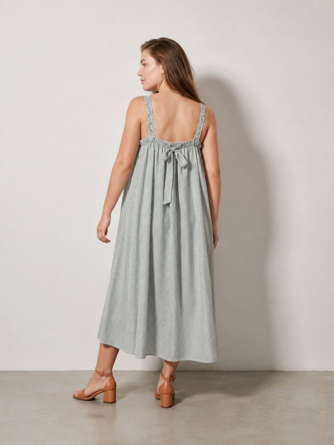 Robe longue LILA fluide - Grande taille 44-58